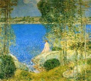 The Bather by Childe Hassam