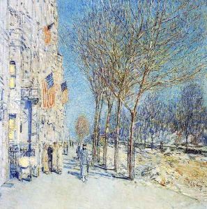 New York Landscape by Childe Hassam
