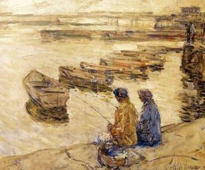 Fishing by Childe Hassam