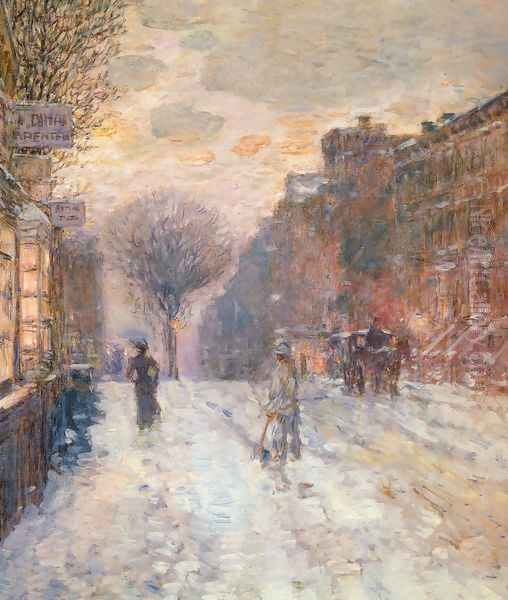 Early Evening, After Snowfall - view 1