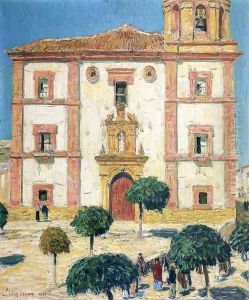 Cathedral at Ronda by Childe Hassam