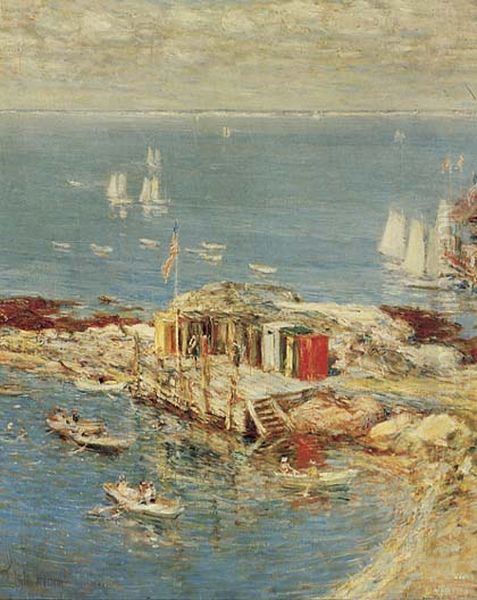August Afternoon, Appledore - view 1