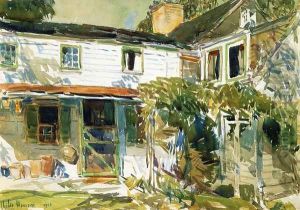 Back of the Old House by Childe Hassam
