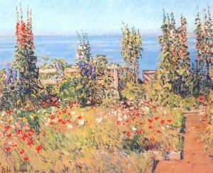 Hollyhocks, Isles of Shoals