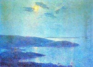 Moonlight Scene by Childe Hassam