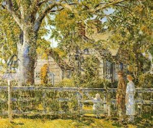 Old Mumford House, Easthampton by Childe Hassam