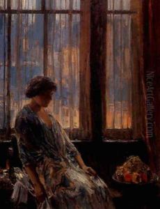 New York Window by Childe Hassam