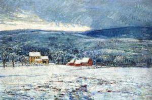 Winter in the Connecticut Hills by Childe Hassam