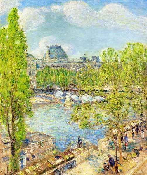 April, Quai Voltaire, Paris - view 1