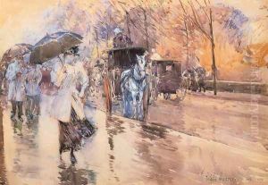 Rainy Day on Fifth Avenue by Childe Hassam