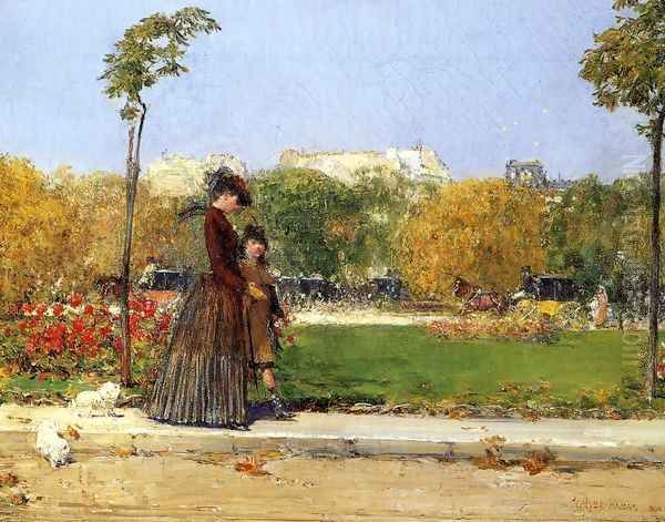 In the Park, Paris - view 1