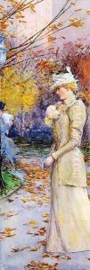Indian Summer in Madison Square by Childe Hassam