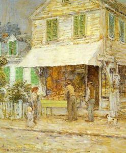 Provincetown Grocery Store by Childe Hassam