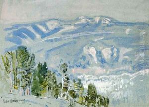 Looking towards Mount Adams from Mount Hood by Childe Hassam