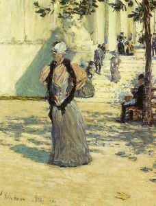 Figures in Sunlight by Childe Hassam