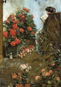 In the Garden at Villers-le-Bel by Childe Hassam