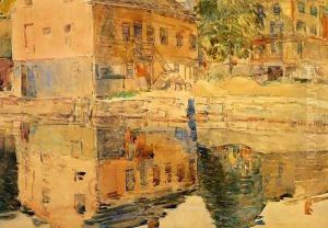 The Mirror, Cos Cob, Connecticut by Childe Hassam