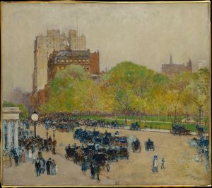 Spring Morning in the Heart of the City by Childe Hassam