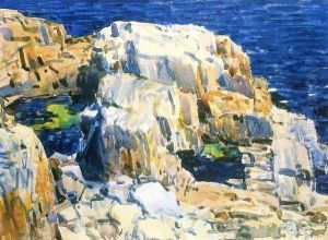 Rocks at Appledore by Childe Hassam