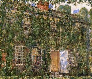 Home Sweet Home Cottage, East Hampton by Childe Hassam