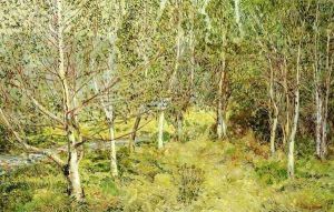 Spring Woods by Childe Hassam