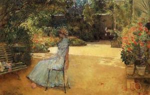 The Artist's Wife in a Garden, Villiers-le-Bel The Artist's Wife in a Garden, Villiers-le-Bel