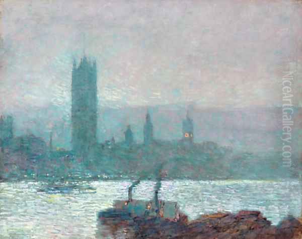 Houses of Parliament, Early Evening 2 - view 1