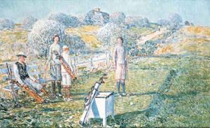 Mixed Foursome by Childe Hassam
