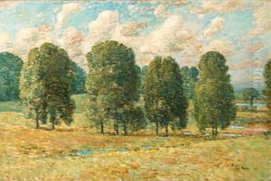Trees, New Hampshire by Childe Hassam