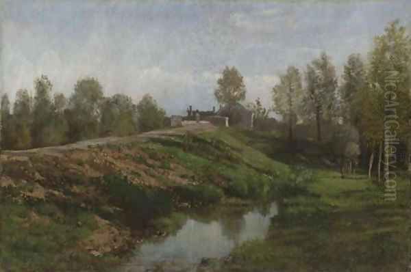 High Road Along a Stream - view 1