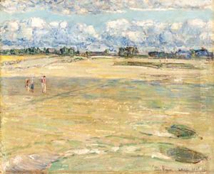 On the Links by Childe Hassam