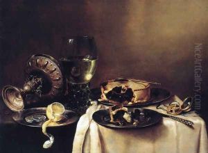 A Still Life by Willem Claesz. Heda
