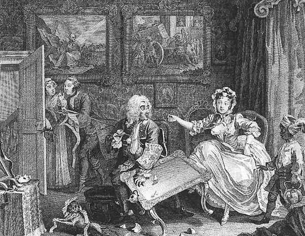 A Harlot's Progress, plate 2 of 6 by William Hogarth
