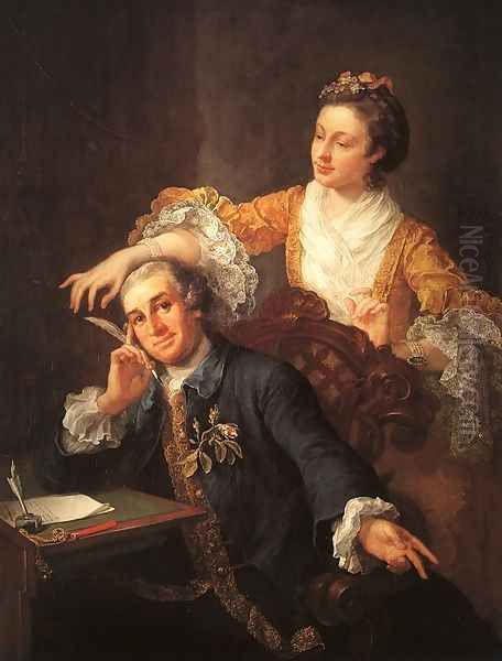 David Garrick & his Wife 1757 - view 1