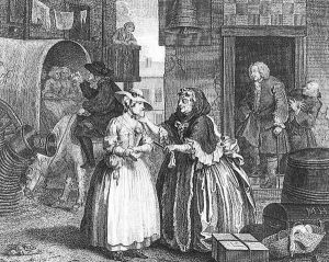 A Harlot's Progress, plate 1 of 6