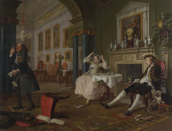 Marriage à la Mode: 2. The Tête à Tête - view 1
