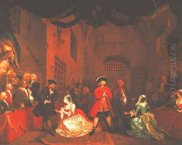 Scene from the Beggar's Opera - view 1