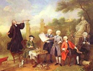 Lord Hervey and his friends by William Hogarth