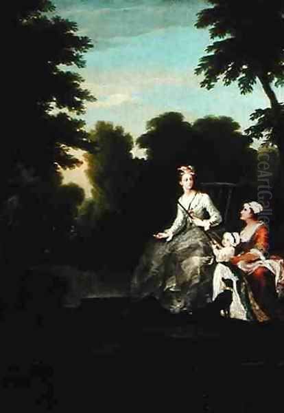 A Fishing Party or The Fair Angler - view 1
