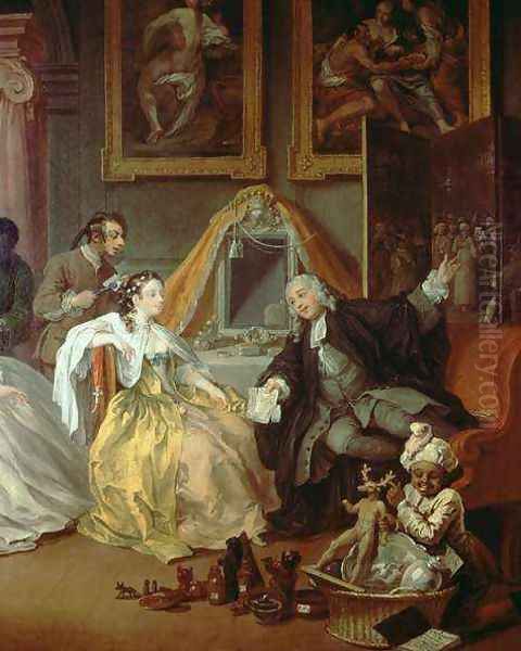 Marriage a la Mode IV The Toilette by William Hogarth