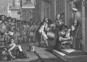 Industrious 'Prentice Out of his Time and Married to his Master's Daughter by William Hogarth