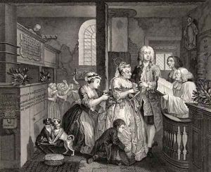Married to an Old Maid by William Hogarth