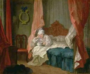 Francis Matthew Schutz in his Bed