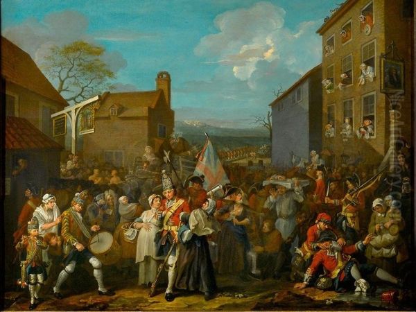The March of the Guards to Finchley - view 1