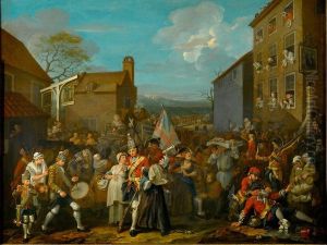 The March of the Guards to Finchley by William Hogarth