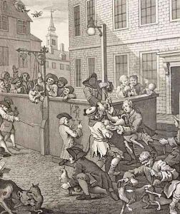 First Stage of Cruelty by William Hogarth