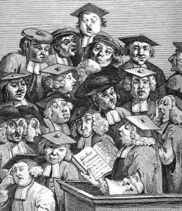 Scholars at a Lecture by William Hogarth