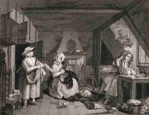 The Distressed Poet from The Works of William Hogarth by William Hogarth
