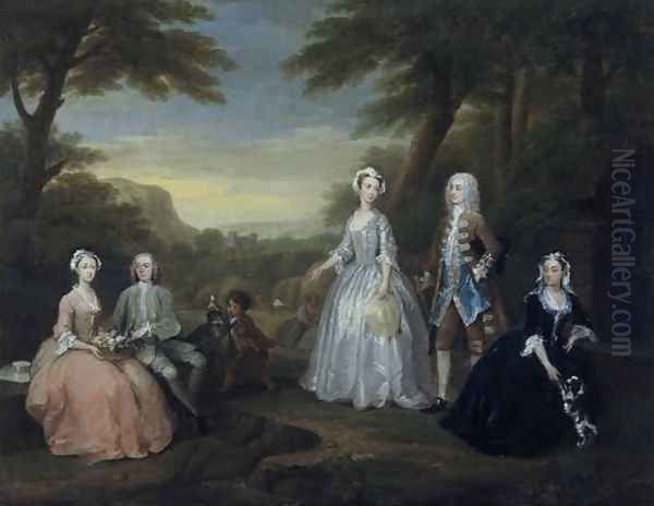 The Jones Family Conversation Piece - view 1