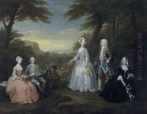 The Jones Family Conversation Piece by William Hogarth